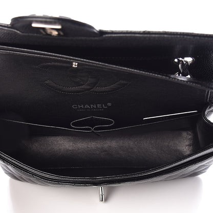 Chanel Caviar Quilted Medium Double Flap Black 7 of 9