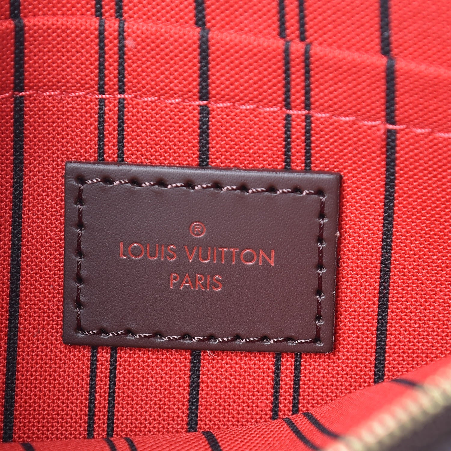 Louis Vuitton Damier Ebene Neverfull MM GM Pochette 6 of 8
