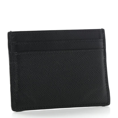 Saint Laurent Grain De Poudre Card Case Black 3 of 8