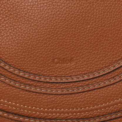 Chloe Calfskin Medium Marcie Round Crossbody Bag Tan 9 of 9