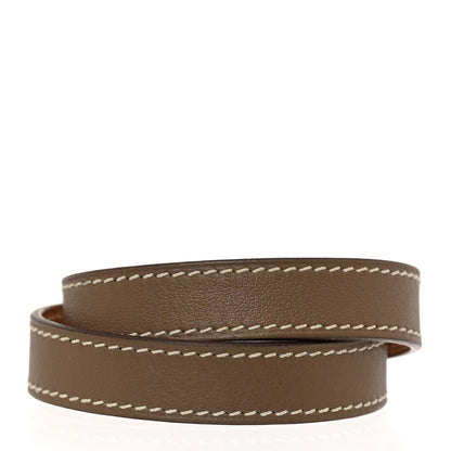 Hermes Swift Kelly Double Tour Bracelet T2 Etoupe 3 of 6