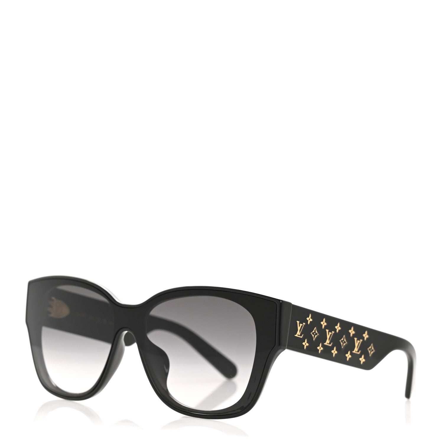 Louis Vuitton Acetate Sunglasses Z1996E Black 1 of 8