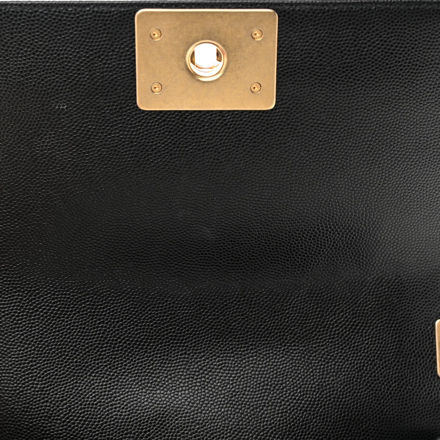 Caviar Quilted Small Boy Flap Black