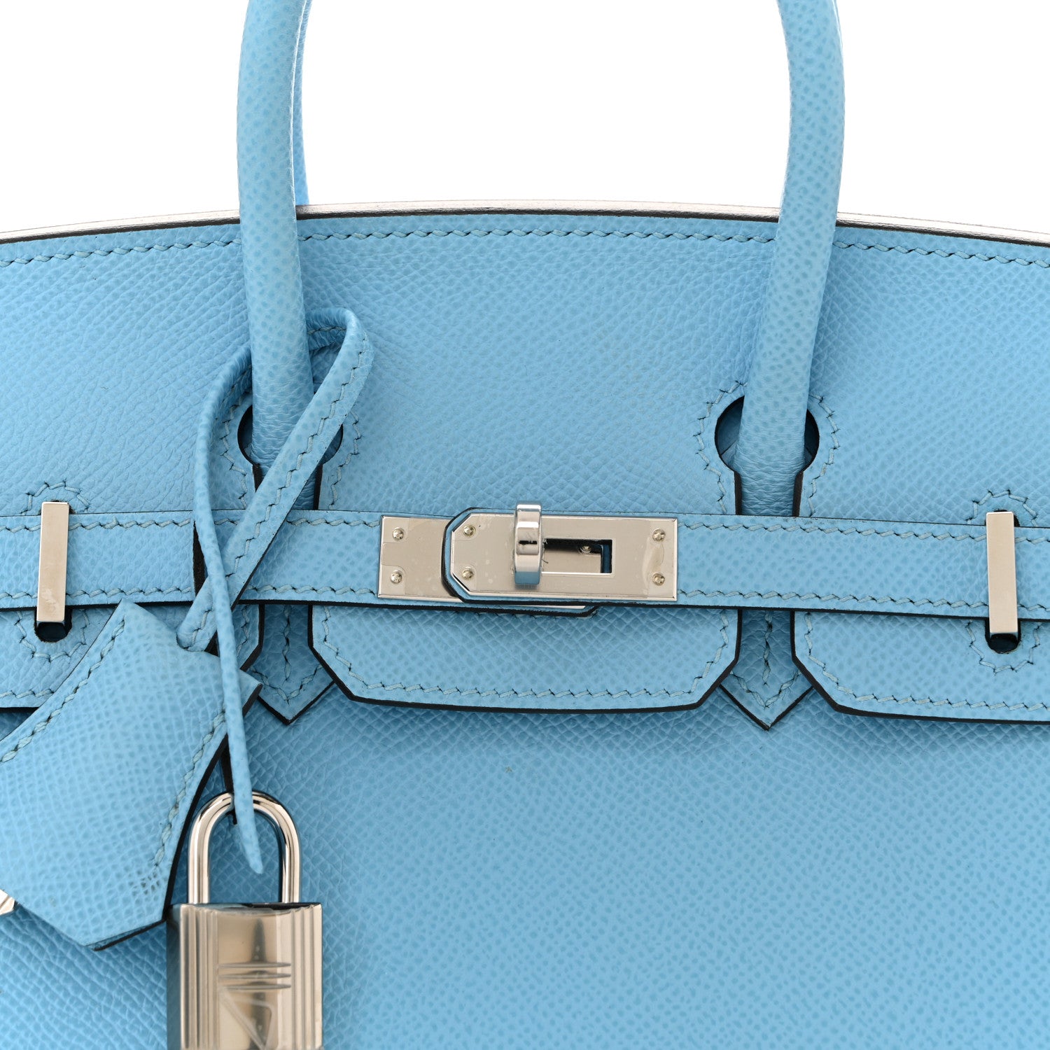 Hermes Epsom Birkin Sellier 25 Celeste 8 of 10