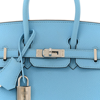 Hermes Epsom Birkin Sellier 25 Celeste 8 of 10