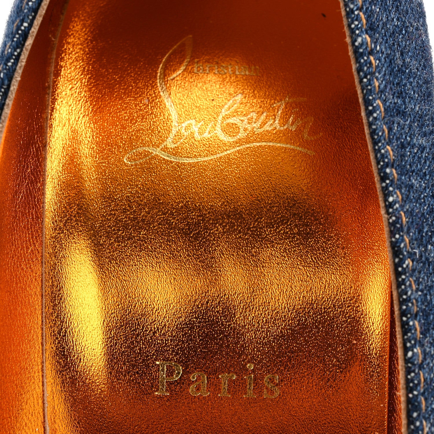 Christian Louboutin Denim Jazz Calf So Kate 120 Pumps 41 Blue 7 of 13