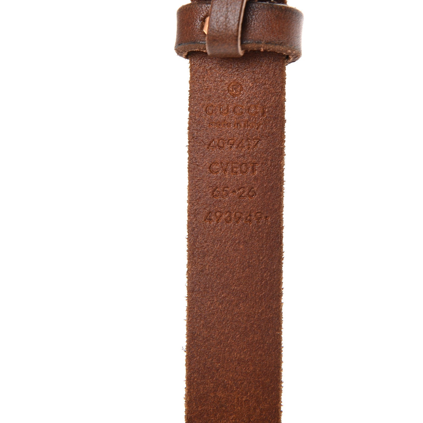 Cuoio Toscano Double G 20mm Belt 65 26 Cuir