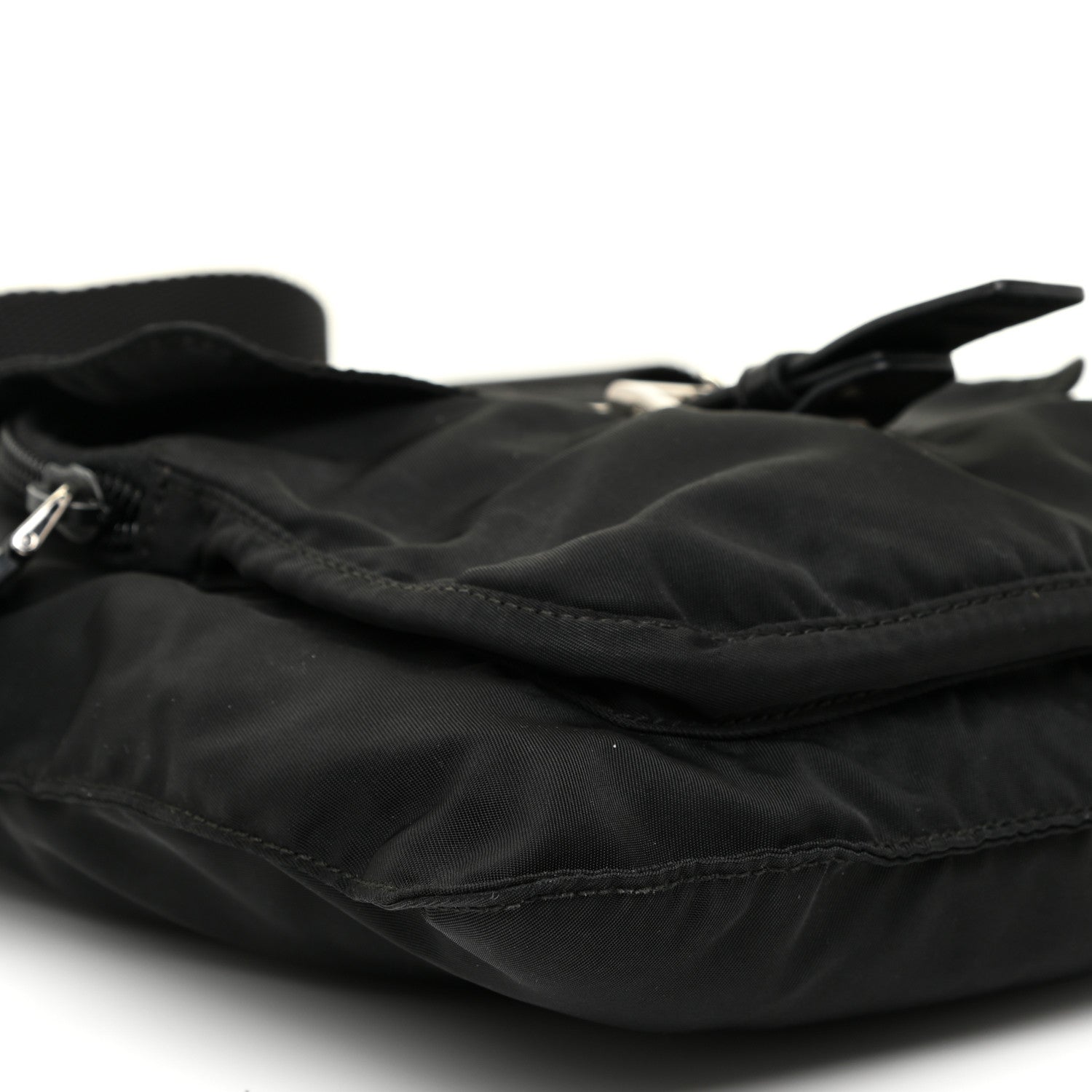 Prada Nylon Tessuto Vela Messenger Bag Black 4 of 15