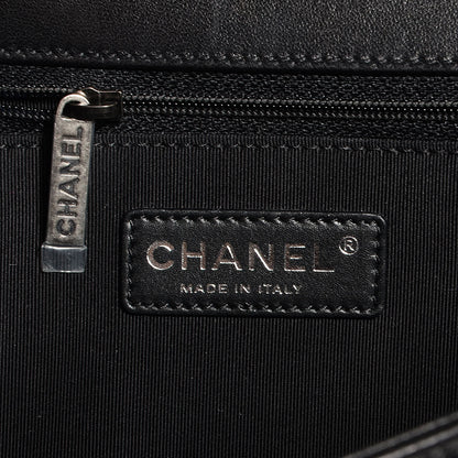 Chanel Lambskin Quilted New Medium Boy Flap Black 7 of 9