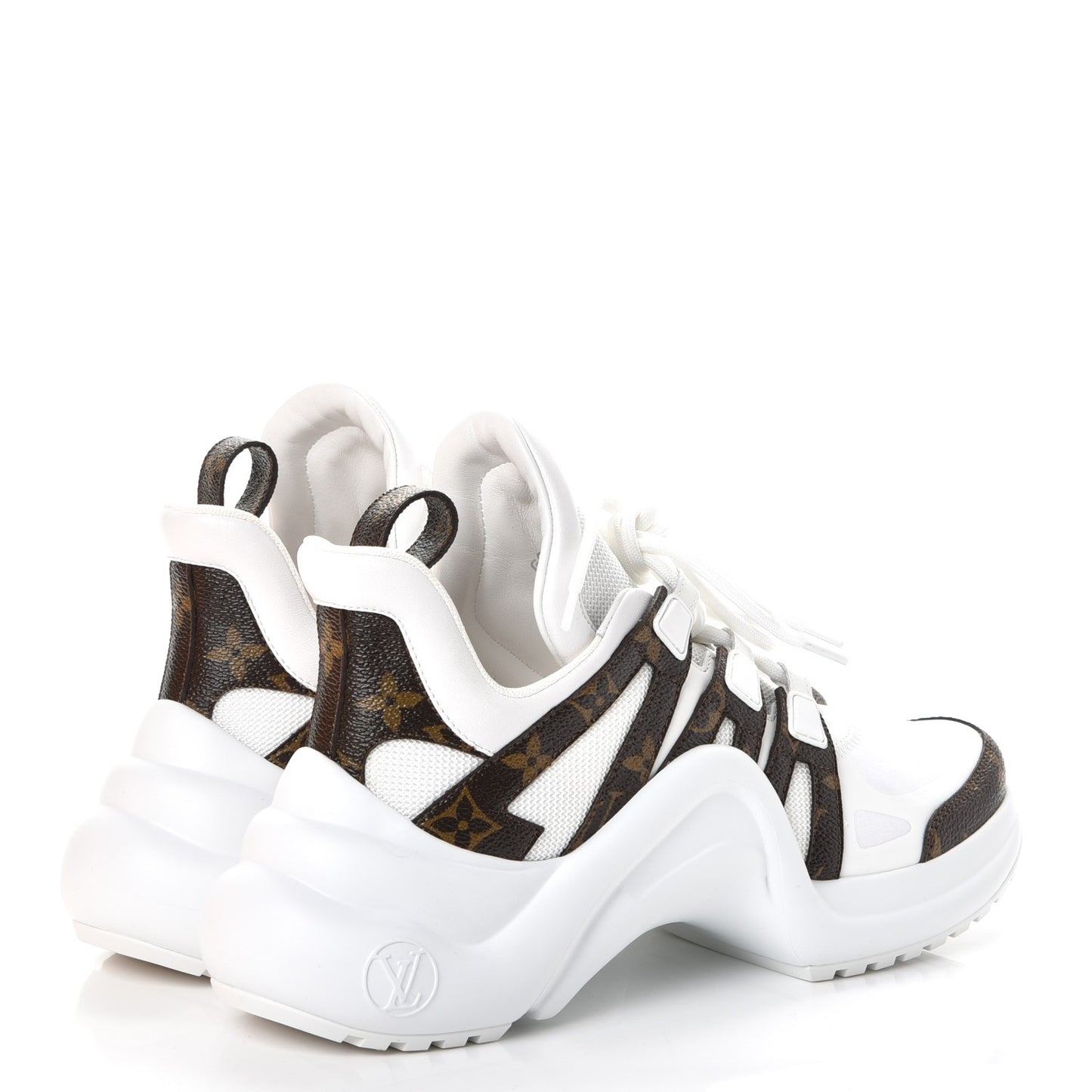 Patent Monogram LV Archlight Sneakers 38.5 White