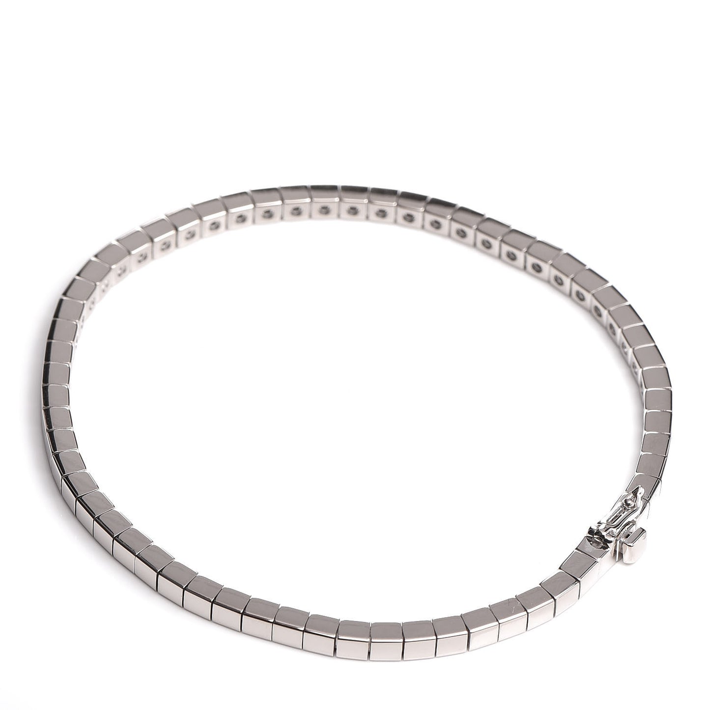 18K White Gold Lanieres Bracelet