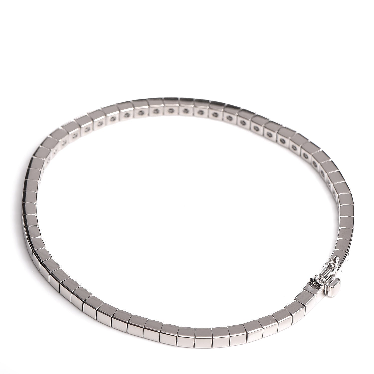 Cartier 18K White Gold Lanieres Bracelet 3 of 4
