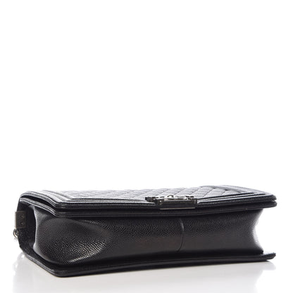 Chanel Caviar Quilted New Medium Boy Flap Black 4 of 10