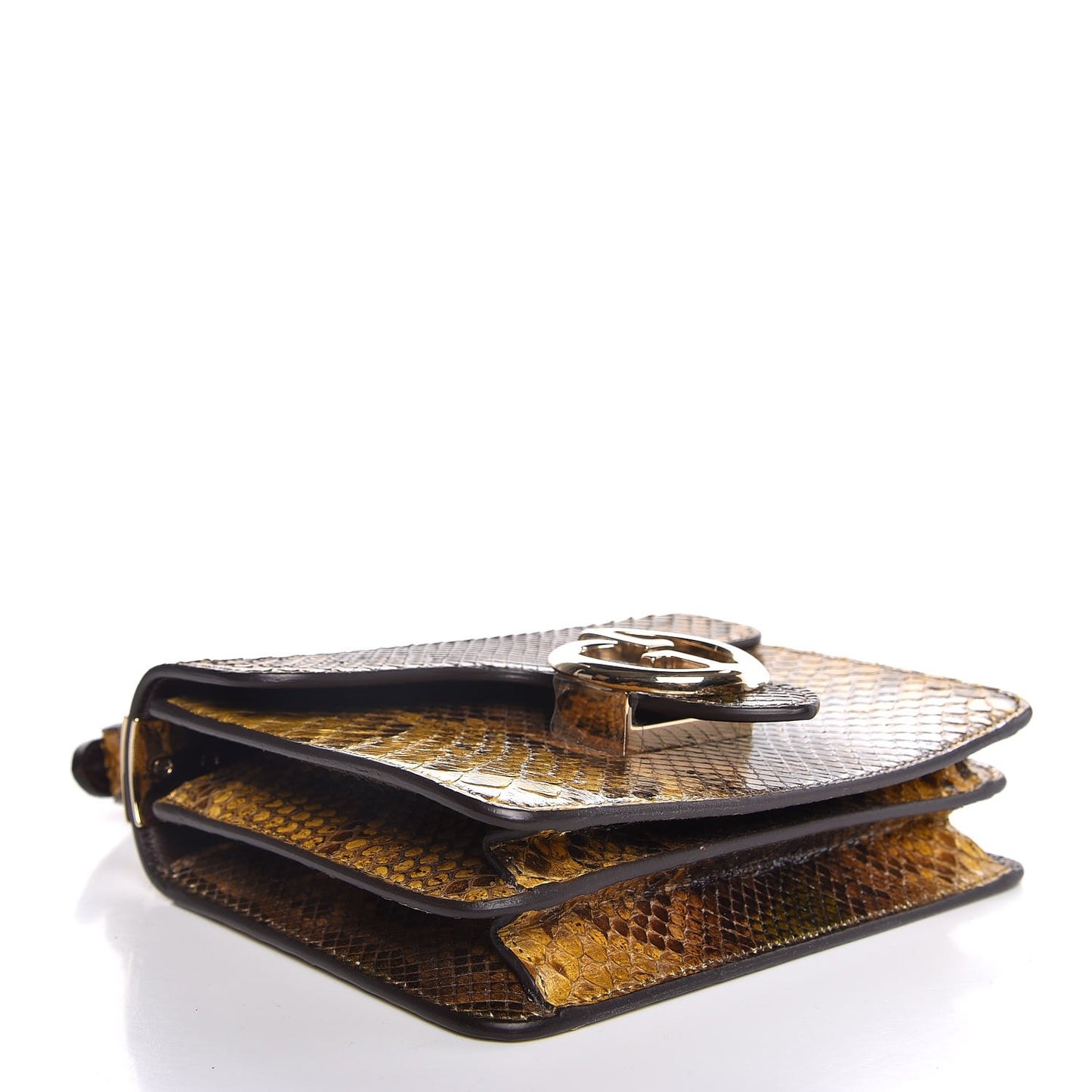Python Small 1973 Top Handle Bag Yellow