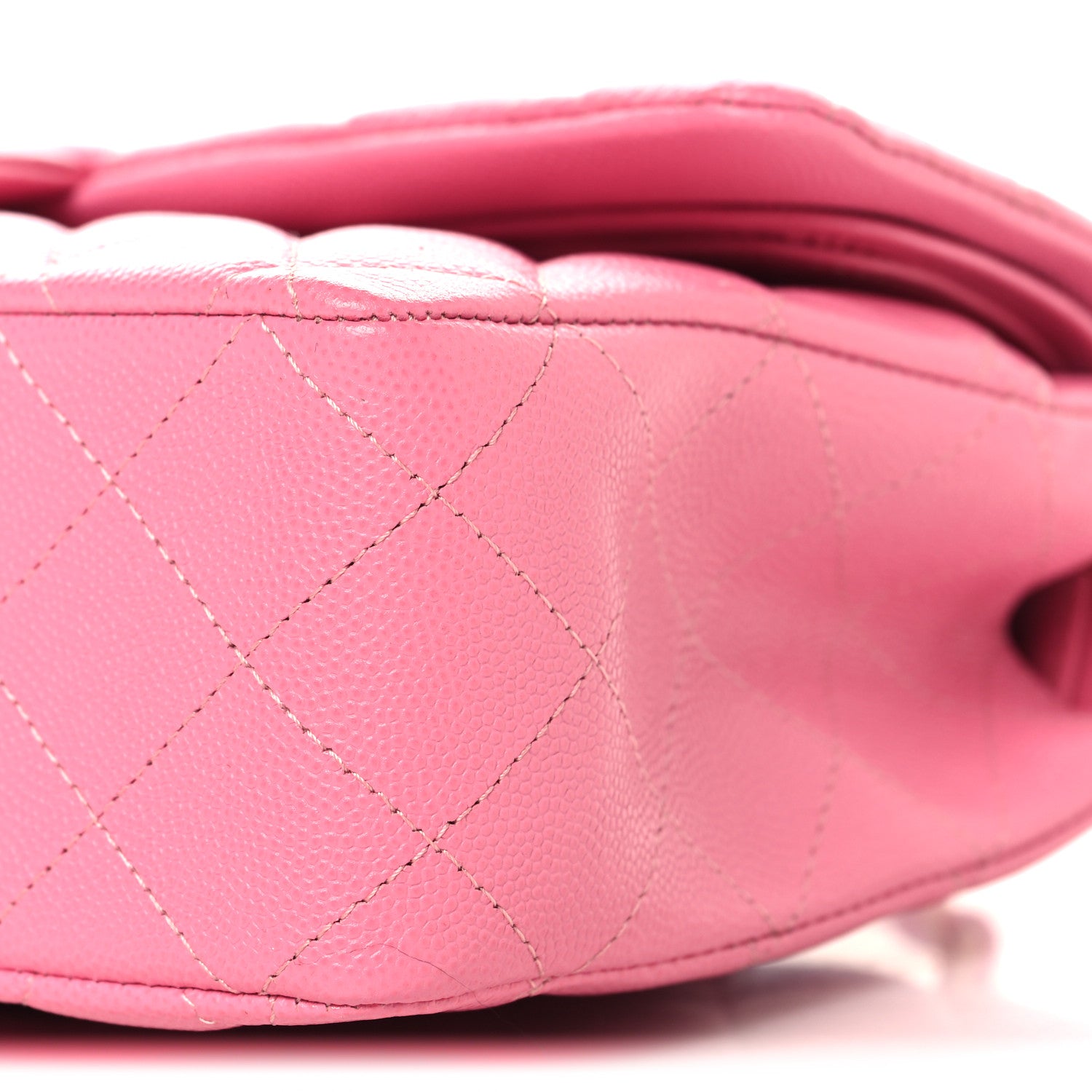 Chanel Caviar Quilted Medium Double Flap Pink 10 of 10