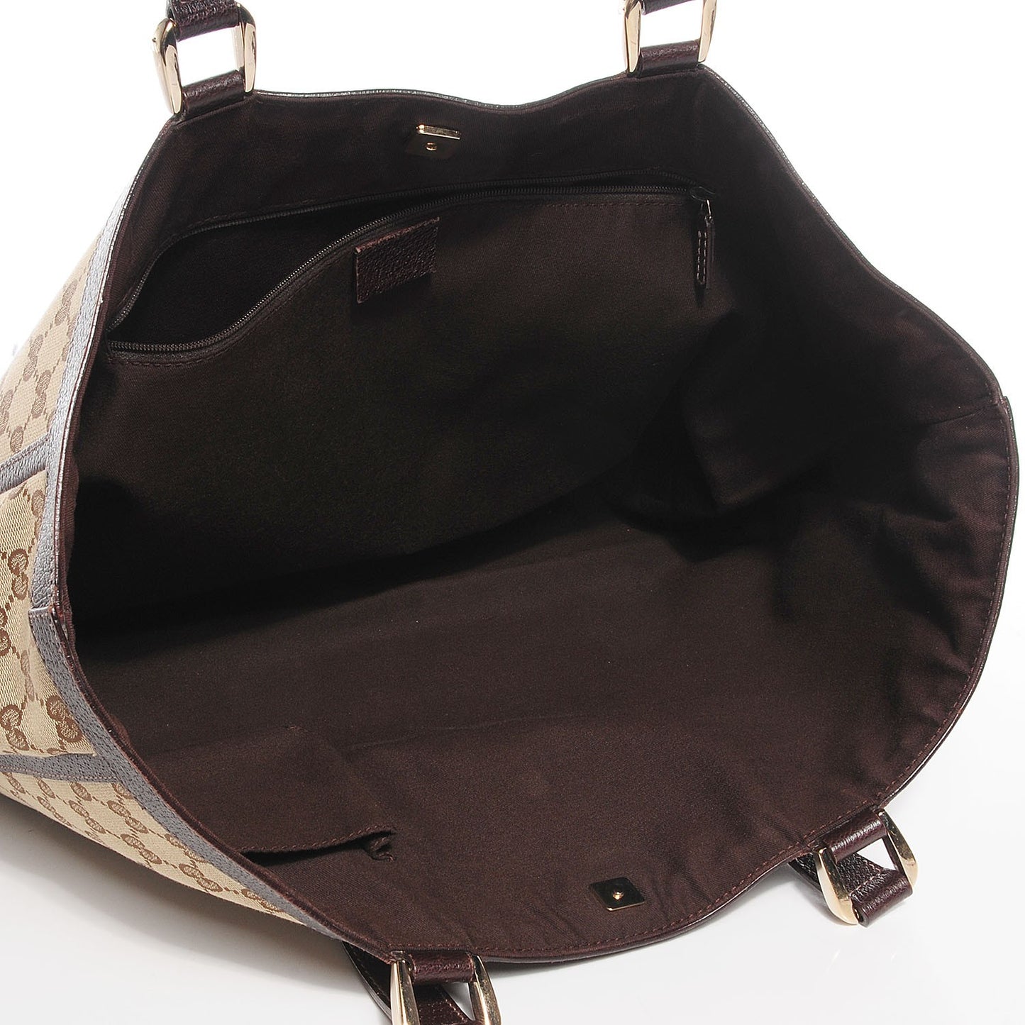Monogram Abbey Large Tote Dark Brown