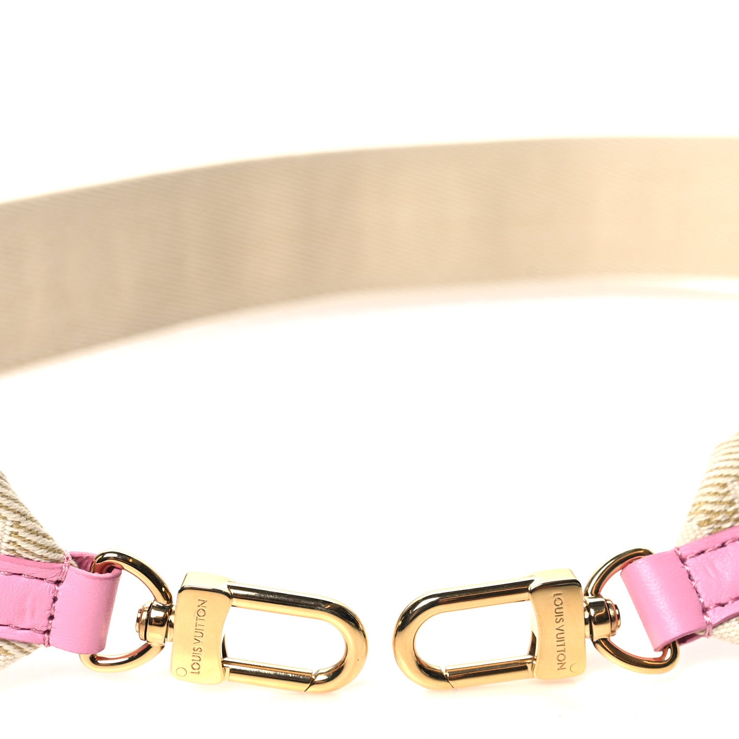 Louis Vuitton Monogram Utility Crossbody Bandouliere Shoulder Strap Beige Pink 3 of 3