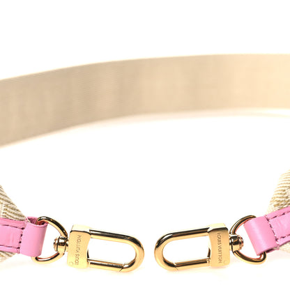 Louis Vuitton Monogram Utility Crossbody Bandouliere Shoulder Strap Beige Pink 3 of 3
