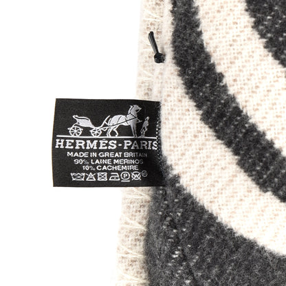 Hermes Merino Wool Cashmere Brides De Gala Pillow Ecorce 3 of 3