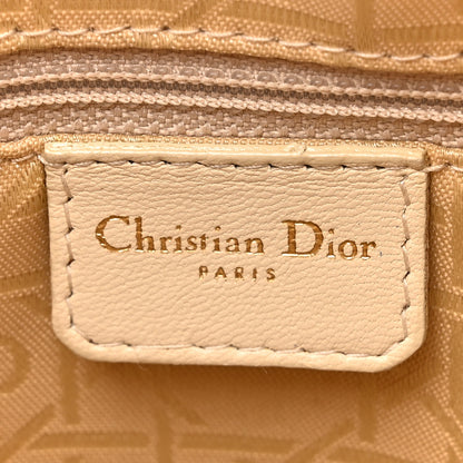 Christian Dior Lambskin Cannage Medium Lady Dior Beige 6 of 16