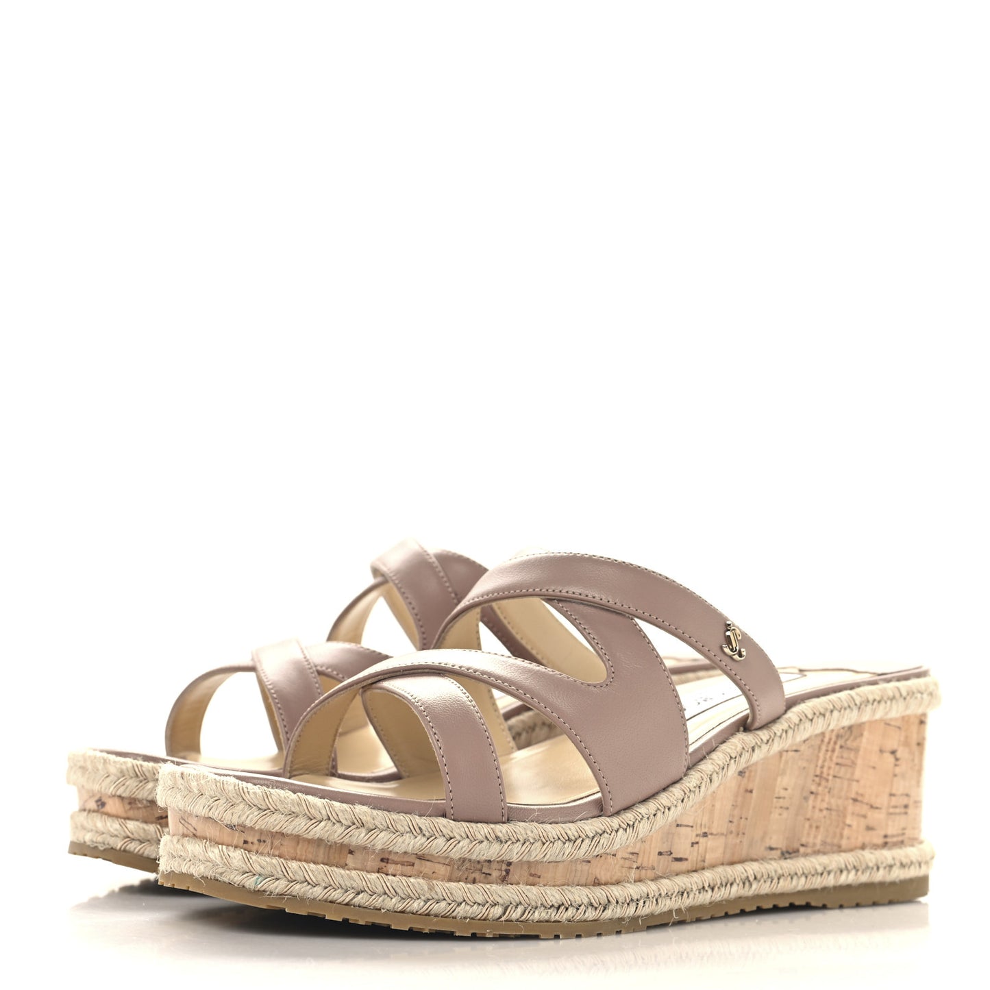 Nappa Rayah 60 Wedge Sandals 37 Ballet Pink