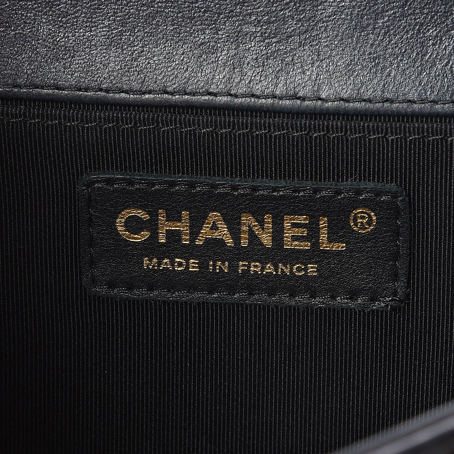 Chanel Lambskin Quilted Medium Boy Flap Dark Navy Blue 8 of 15