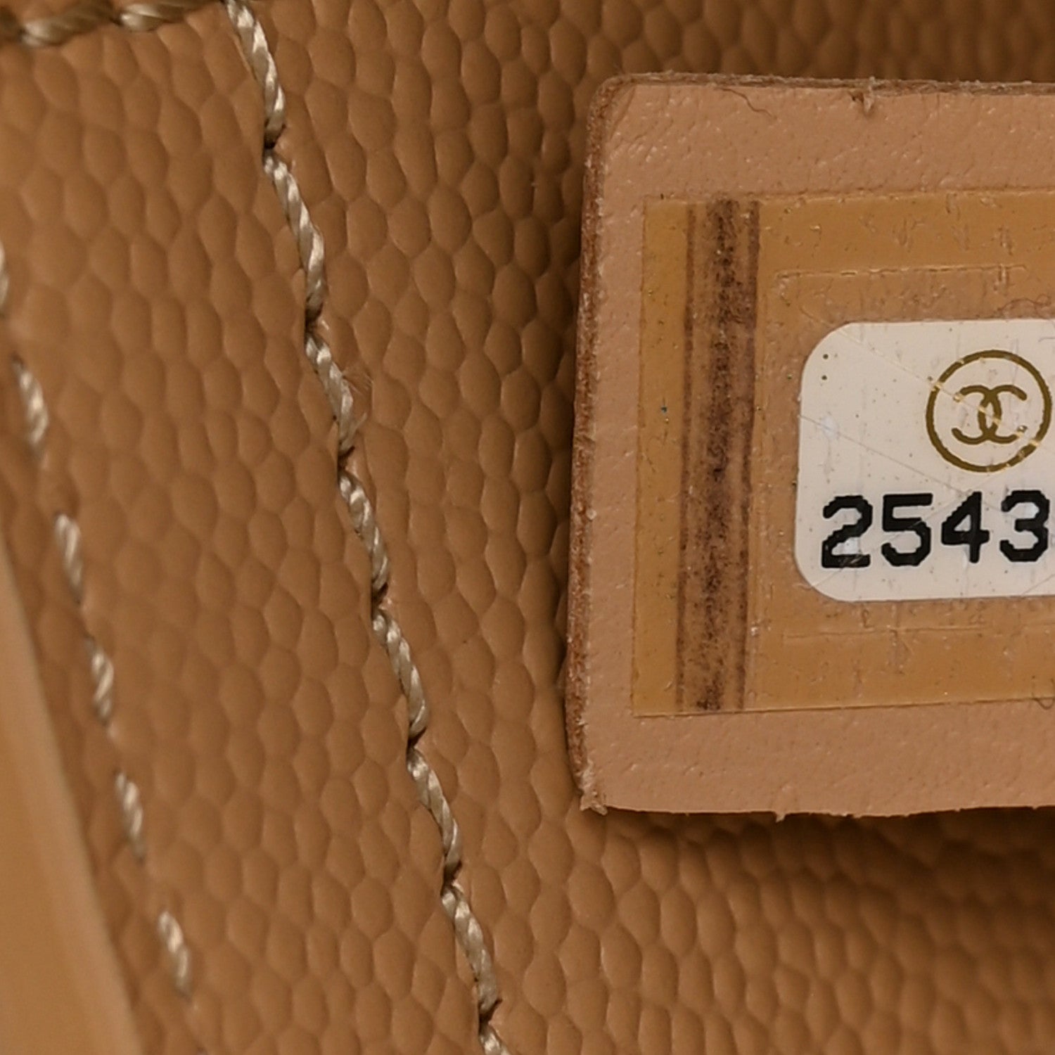 Chanel Caviar Small Studded Deauville Tote Beige 7 of 10