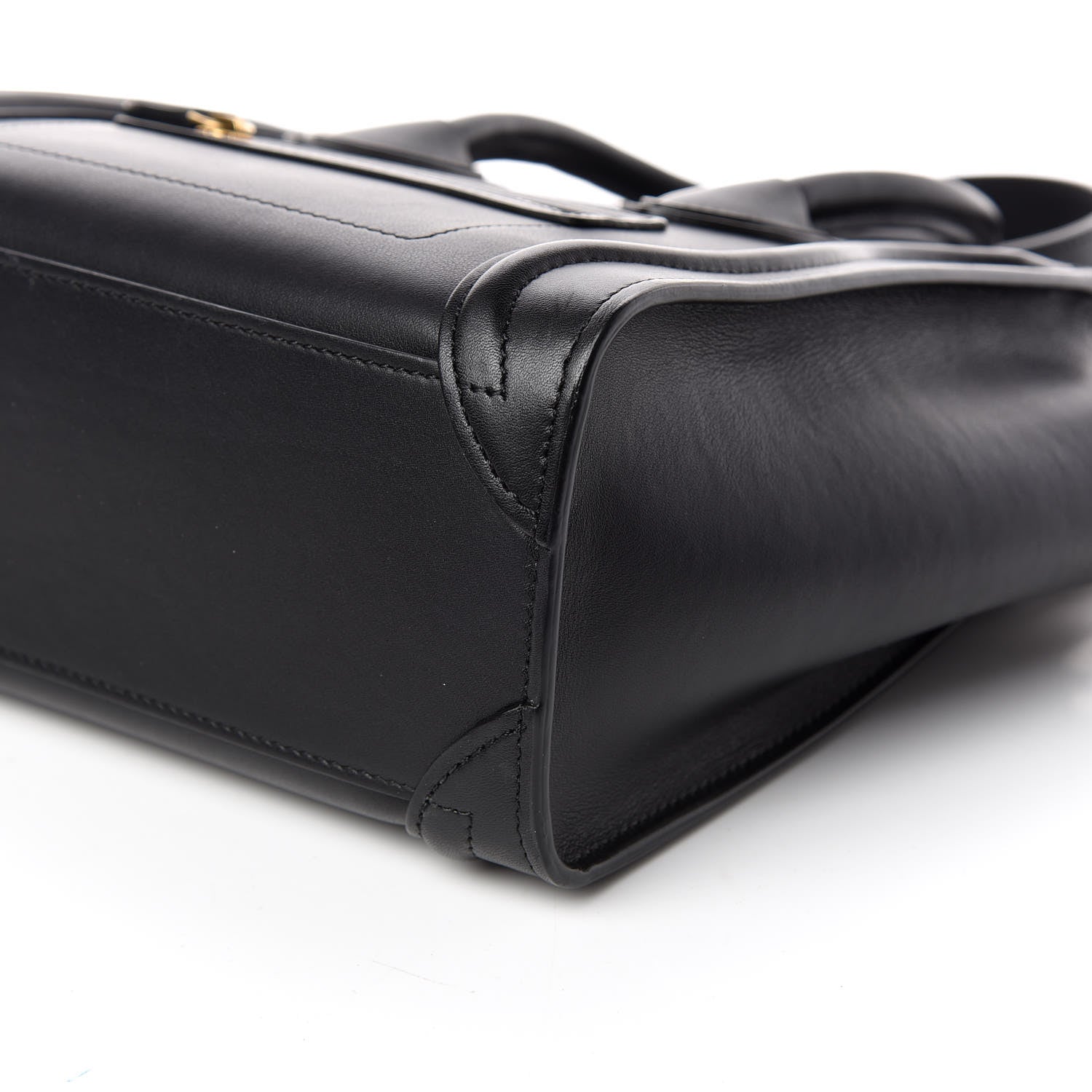 Celine Smooth Calfskin Nano Luggage Black 7 of 10
