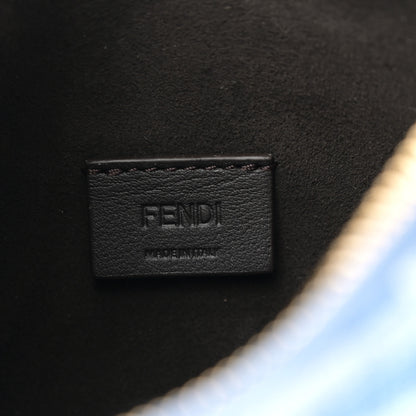 Fendi Denim Jacquard Vitello Grace FF 1974 Mini Fendessence Shoulder Bag Denim Sand 6 of 10