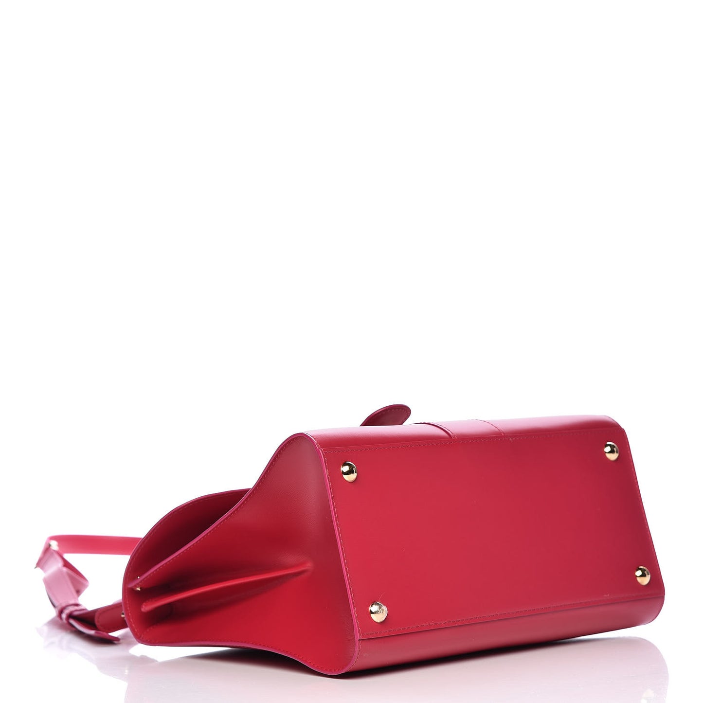 Box Calfskin MM Brillant Satchel Framboise