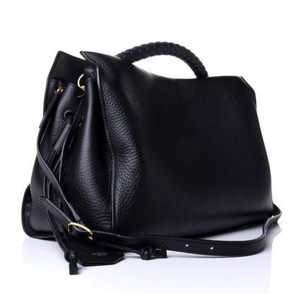 Mulberry Heavy Grain Iris Tote Midnight Black 2 of 5