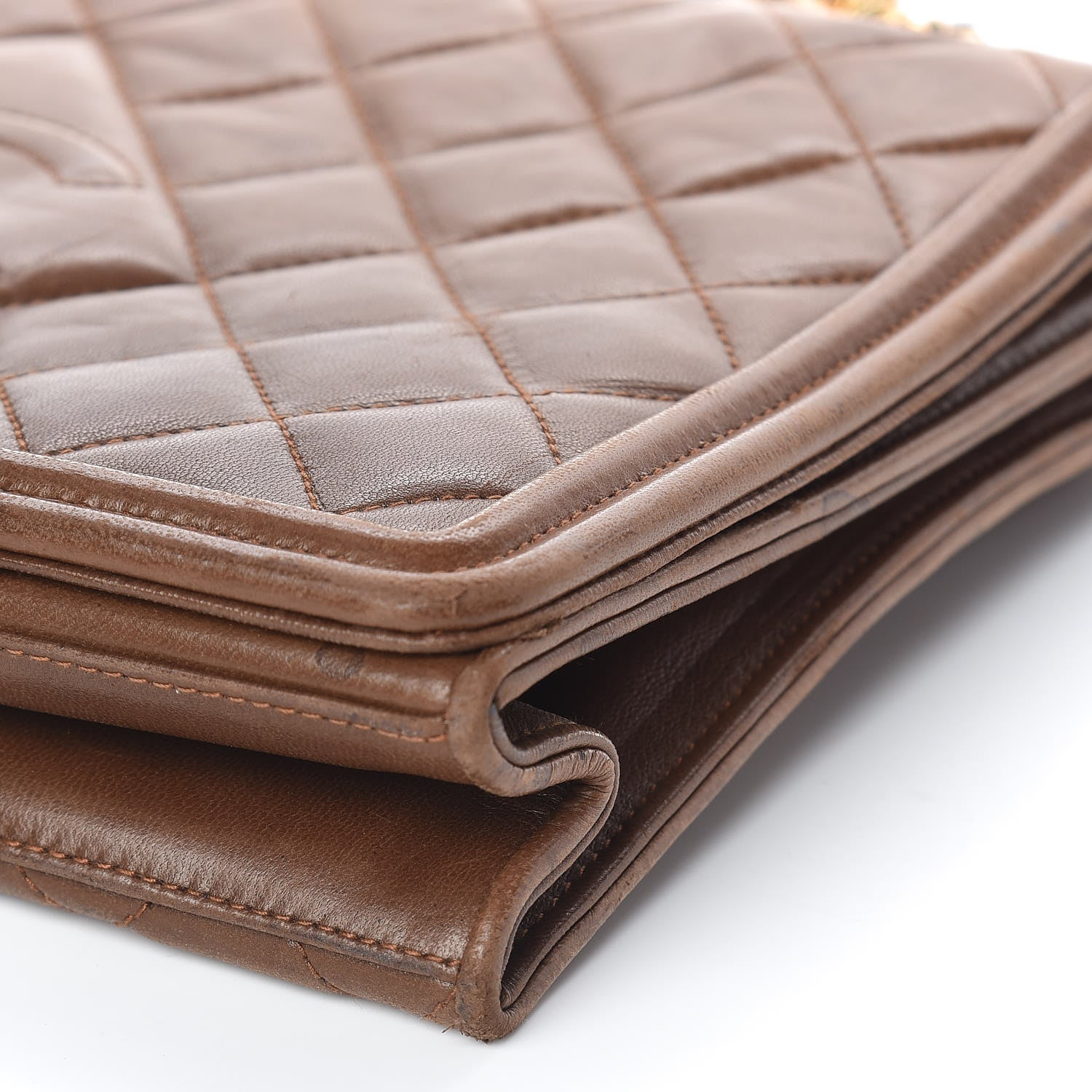 Chanel Lambskin Quilted Timeless CC Small Single Flap Brown 11 of 13