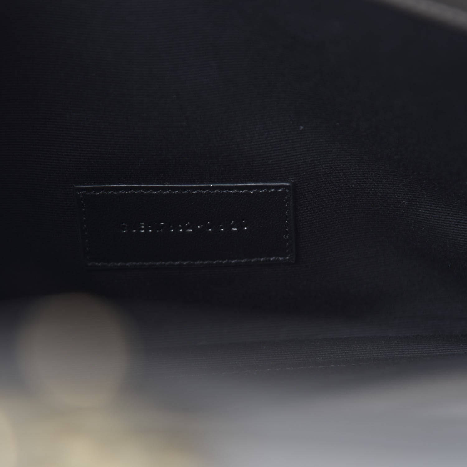 Saint Laurent Grain De Poudre Matelasse Chevron Monogram Envelope Clutch Earth 9 of 10