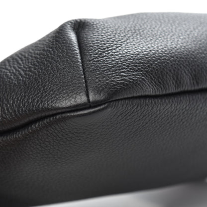 Gucci Grained Calfskin Logo Belt Bag Black 8 of 9