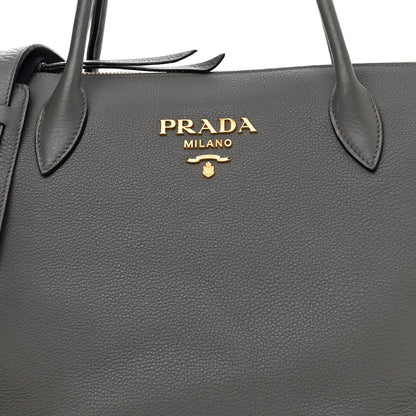 Prada Vitello Daino Shopping Tote Marmo 9 of 13