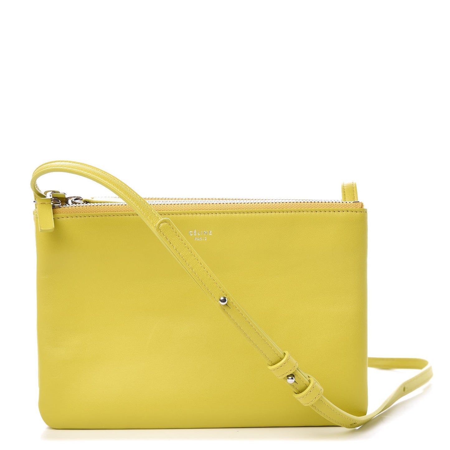 Lambskin Small Trio Crossbody Bag Mimosa