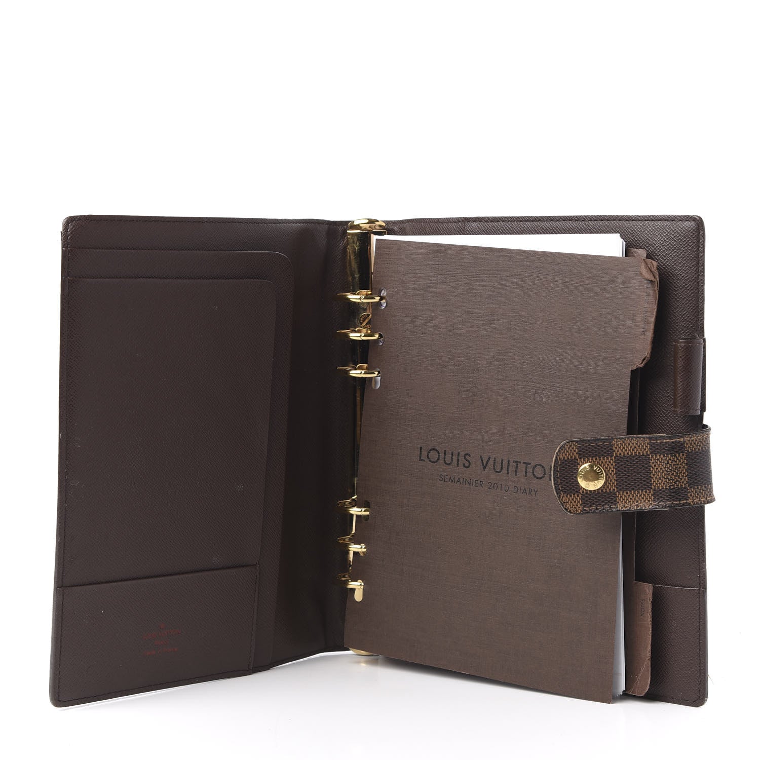 Louis Vuitton Damier Ebene Large Ring Agenda Cover 5 of 9