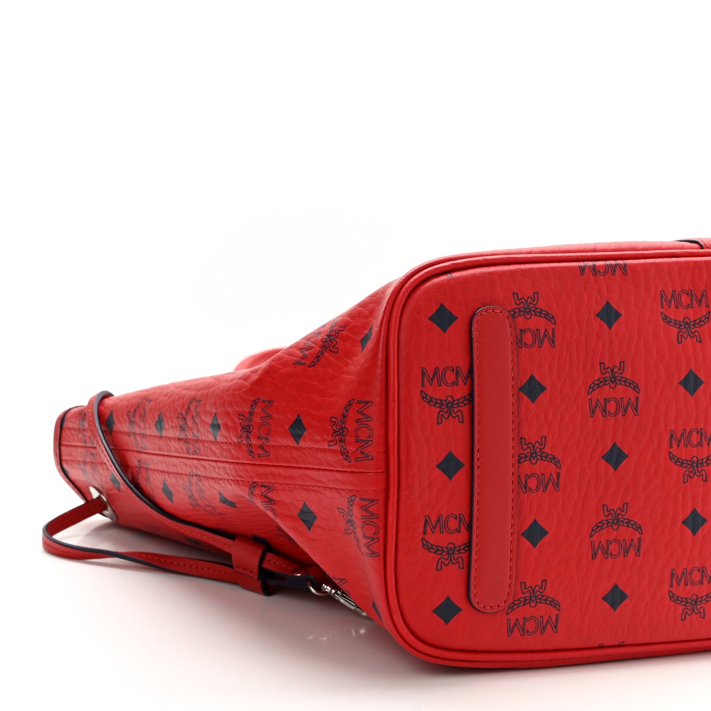 Visetos Medium Liz Reversible Shopper Tote Ruby Red