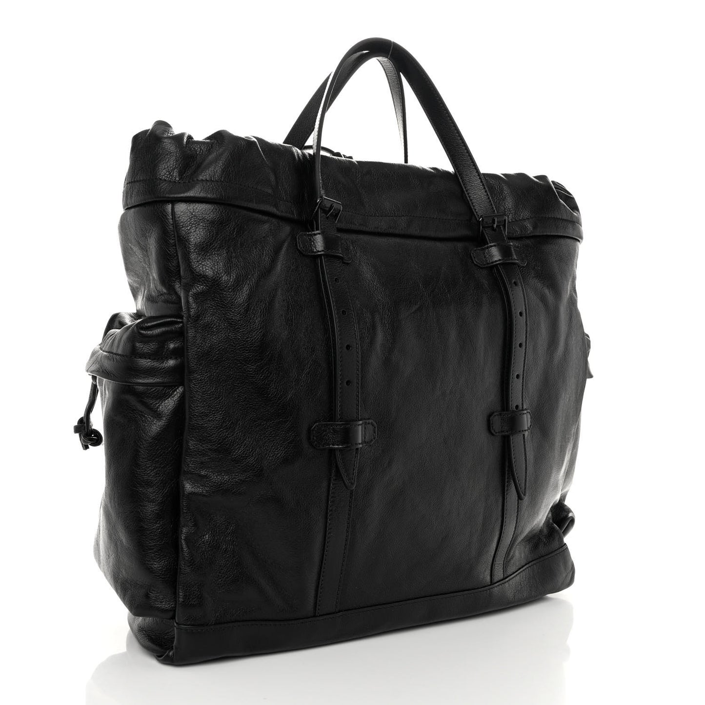 Piuma Lux Energy Monochrome Double G Drawstring Tote Black