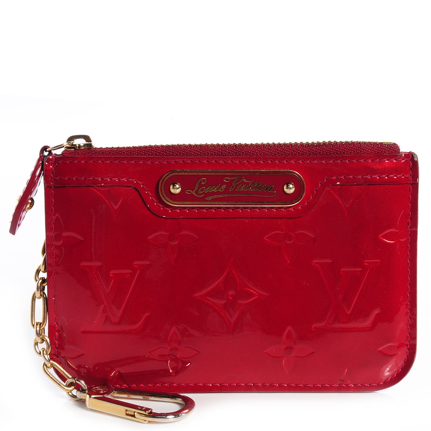 Louis Vuitton Vernis Key Pouch Pomme D'Amour 1 of 8