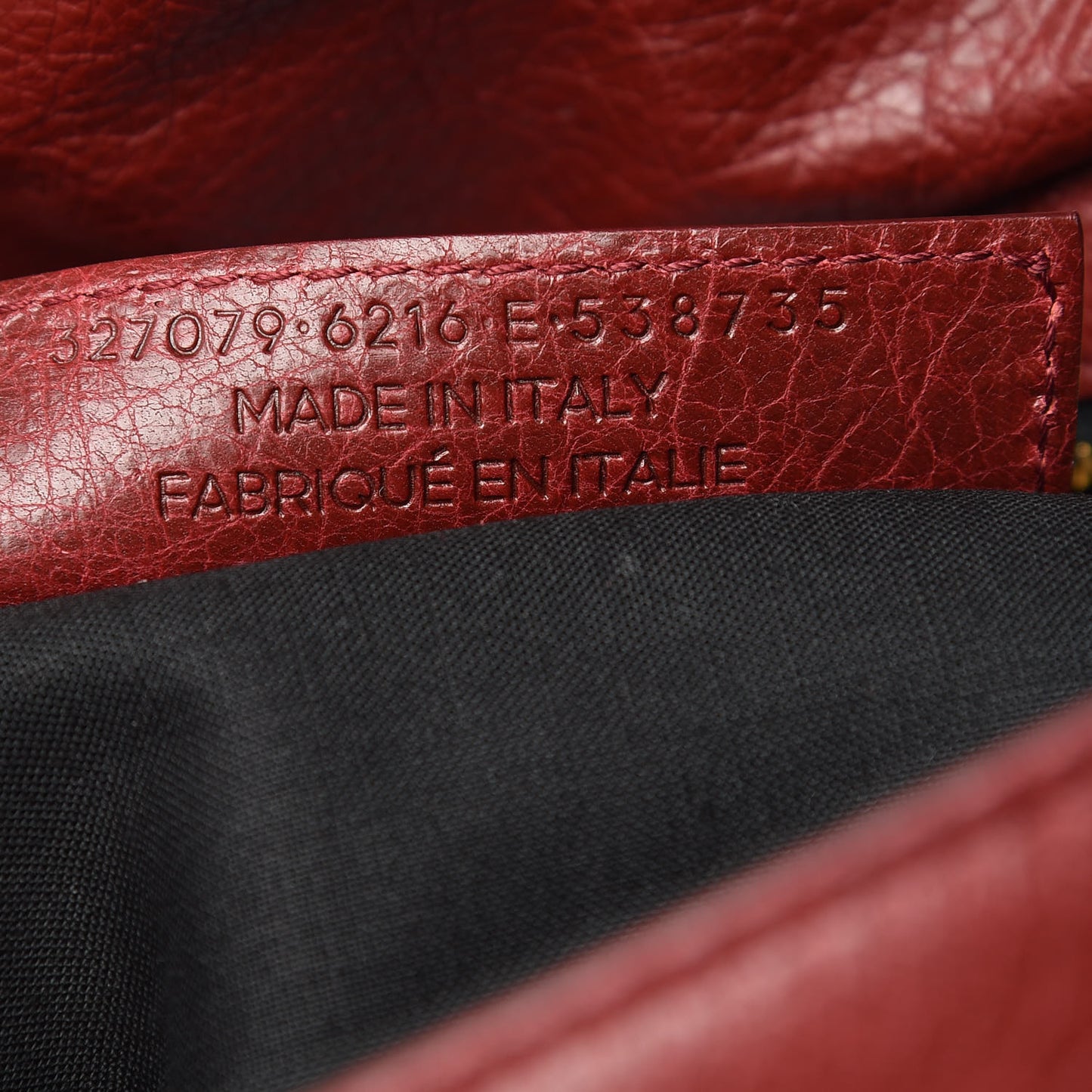 Agneau Giant 12 Gold Hardware Envelope Strap Clutch Rouge Cerise