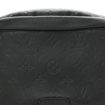 Louis Vuitton Calfskin Monogram Shadow Discovery Bumbag Black 7 of 9