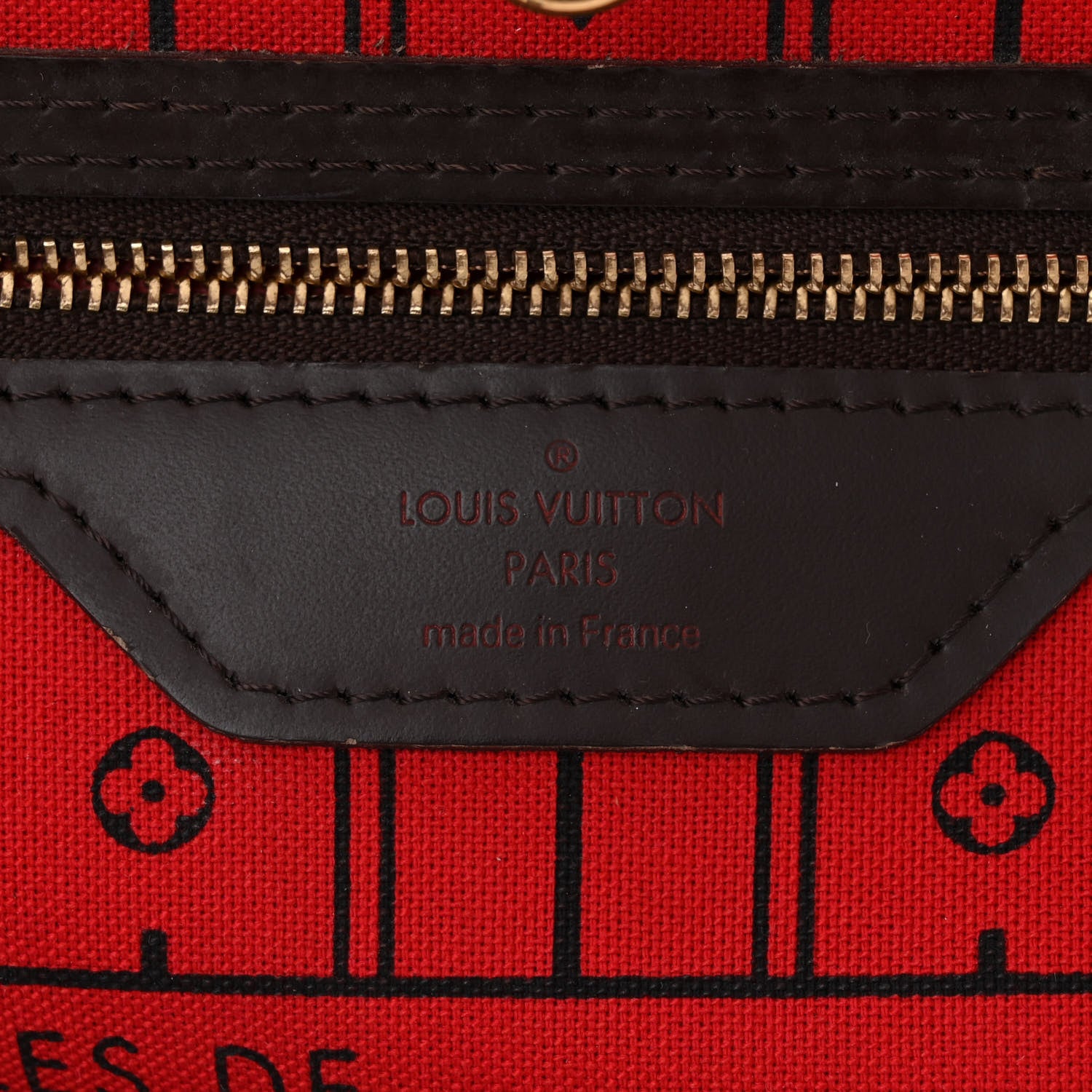 Louis Vuitton Damier Ebene Neverfull MM 6 of 12