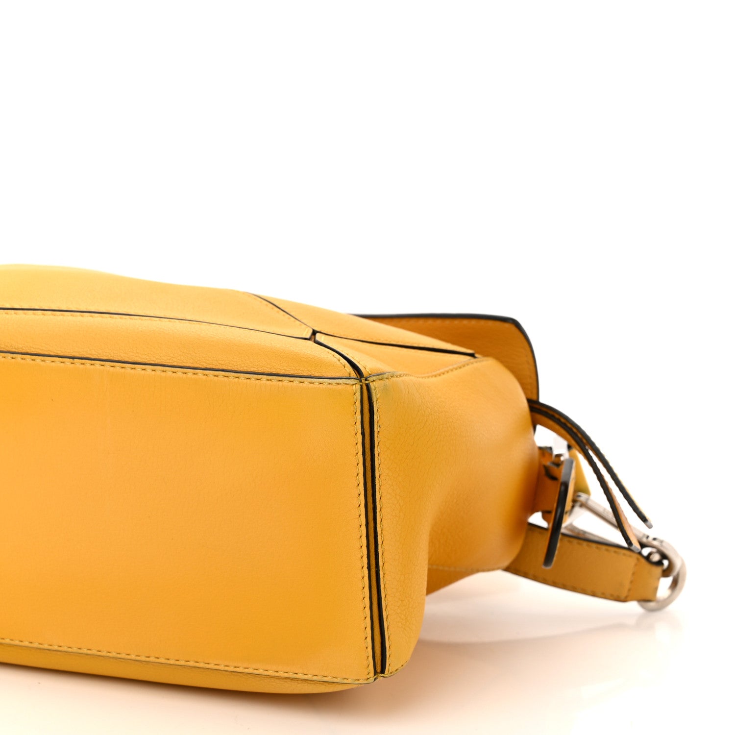 Loewe Grained Calfskin Small Puzzle Bag Yellow 10 of 11