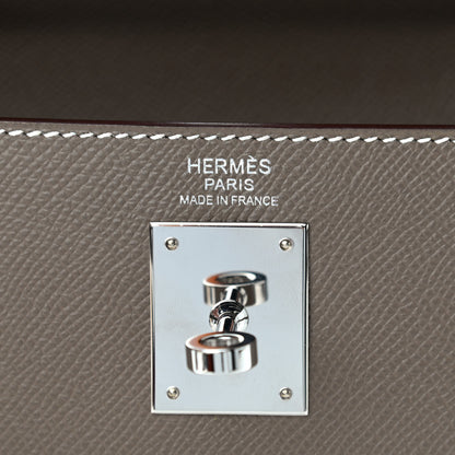 Hermes Epsom Kelly Sellier 32 Etoupe 5 of 9