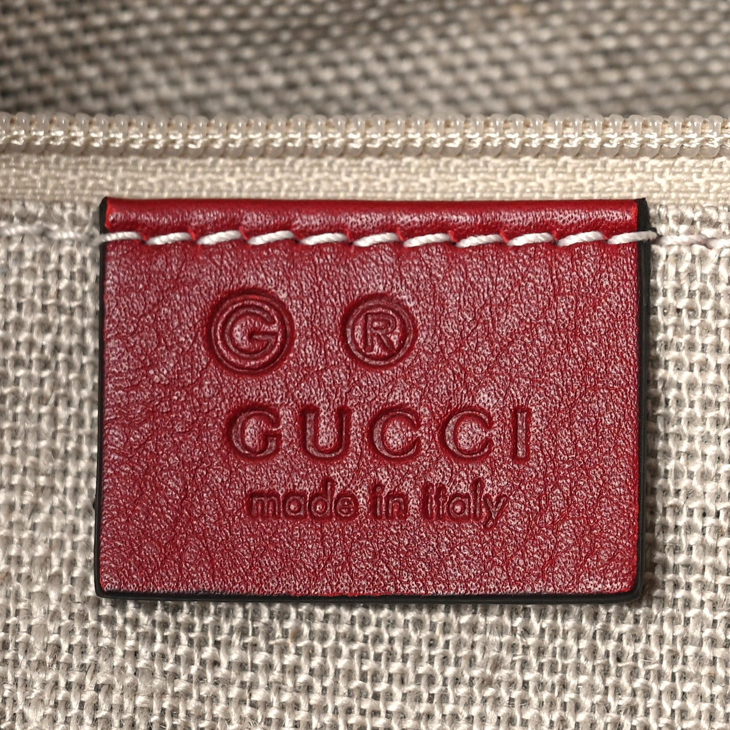 Microguccissima Shoulder Bag Red