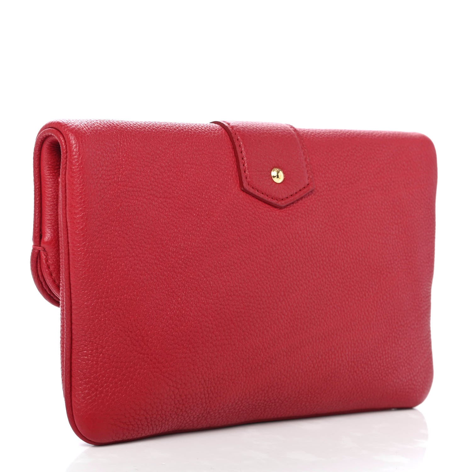 Louis Vuitton Calfskin Sofia Coppola Slim Clutch MM Cherry 2 of 4