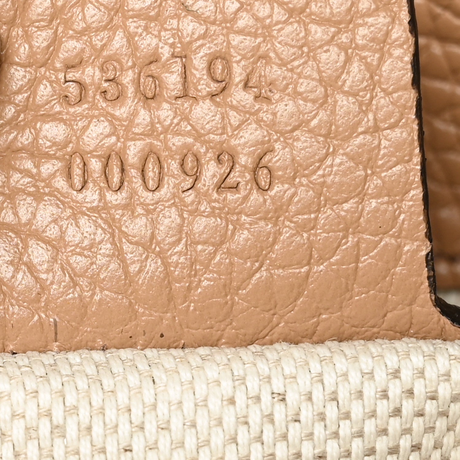 Gucci Pebbled Calfskin Large Soho Hobo Camelia 7 of 9