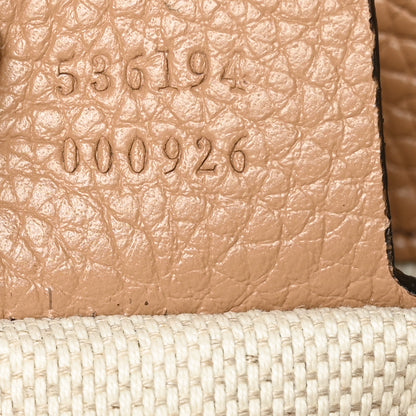 Gucci Pebbled Calfskin Large Soho Hobo Camelia 7 of 9