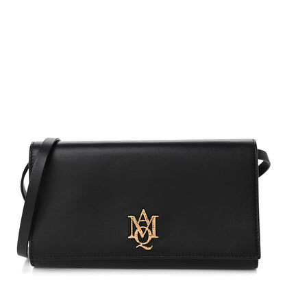 Alexander McQueen Calfskin Insignia Pouch Black 1 of 4